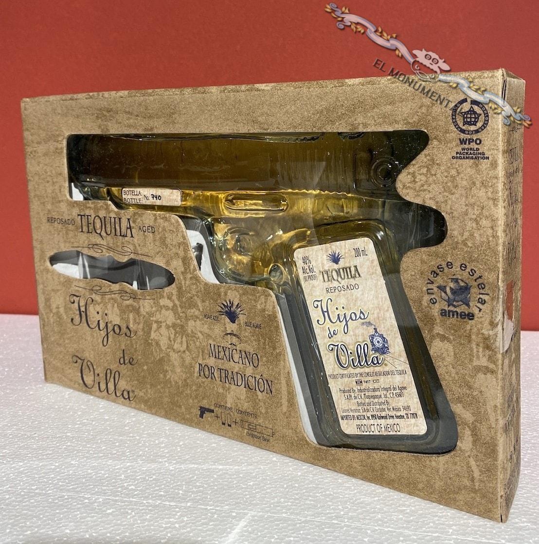 Hijos de villa Tequila reposado (pistol) Jalisco El Monumental