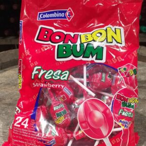BonBon Bum Fresa x 24 chupetines