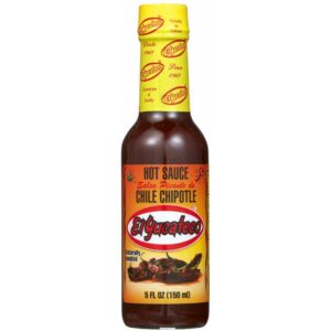 Salsa picante de chile chipotle "El yucateco"