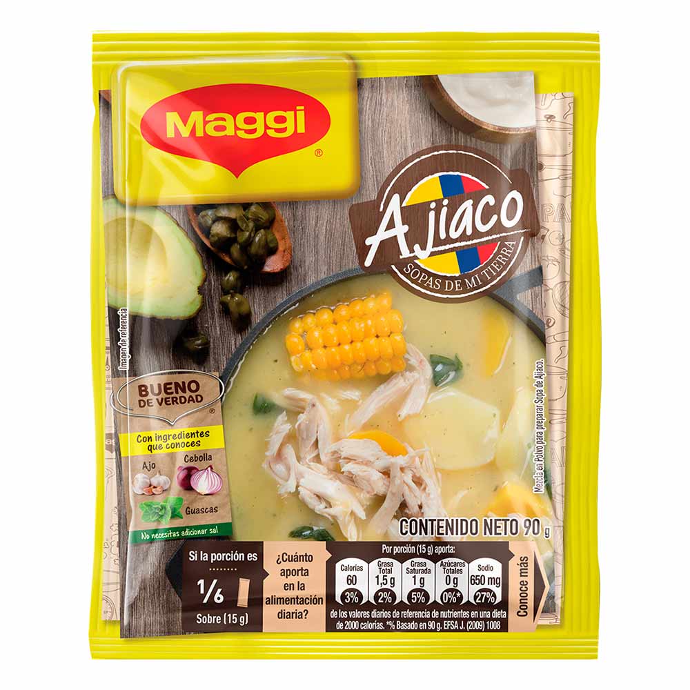 Sopas de mi tierra AJIACO Maggi 15gr